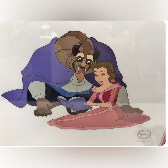 DISNEYS’ BEAUTY & THE BEAST "COZY COUPLE" SERICEL -LIMITED EDITION- ©️1994 - Picture 2 of 4
